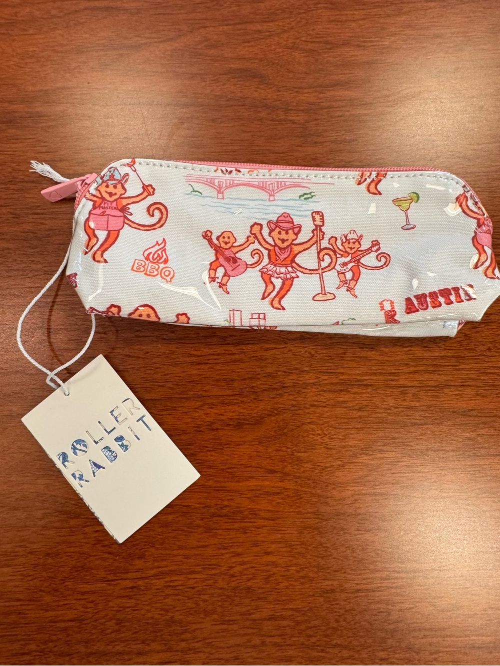 Roller Rabbit Austin Print Small Makeup Bag